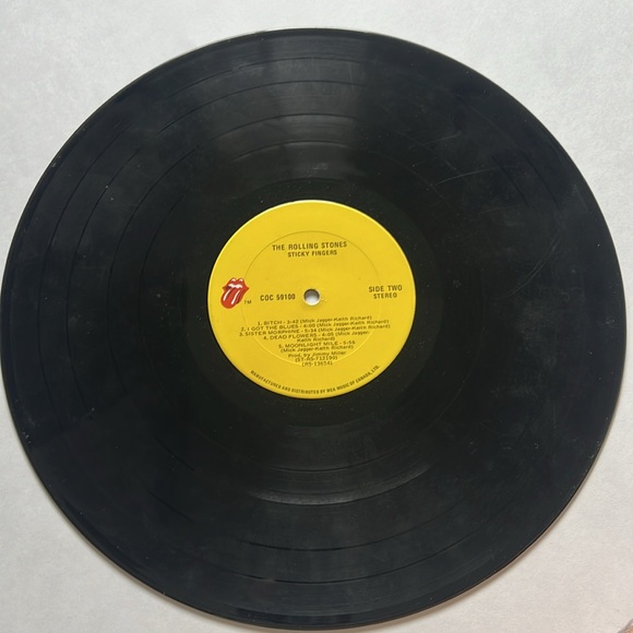 The Rolling Stones - Sticky Fingers - vintage vinyl record condition is G - Picture 5 of 7